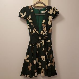 Fame & Partners cap sleeve twirly dress
